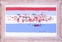 Abstraktes rumänisches Stillleben von Nafir Boaba 
Mare
