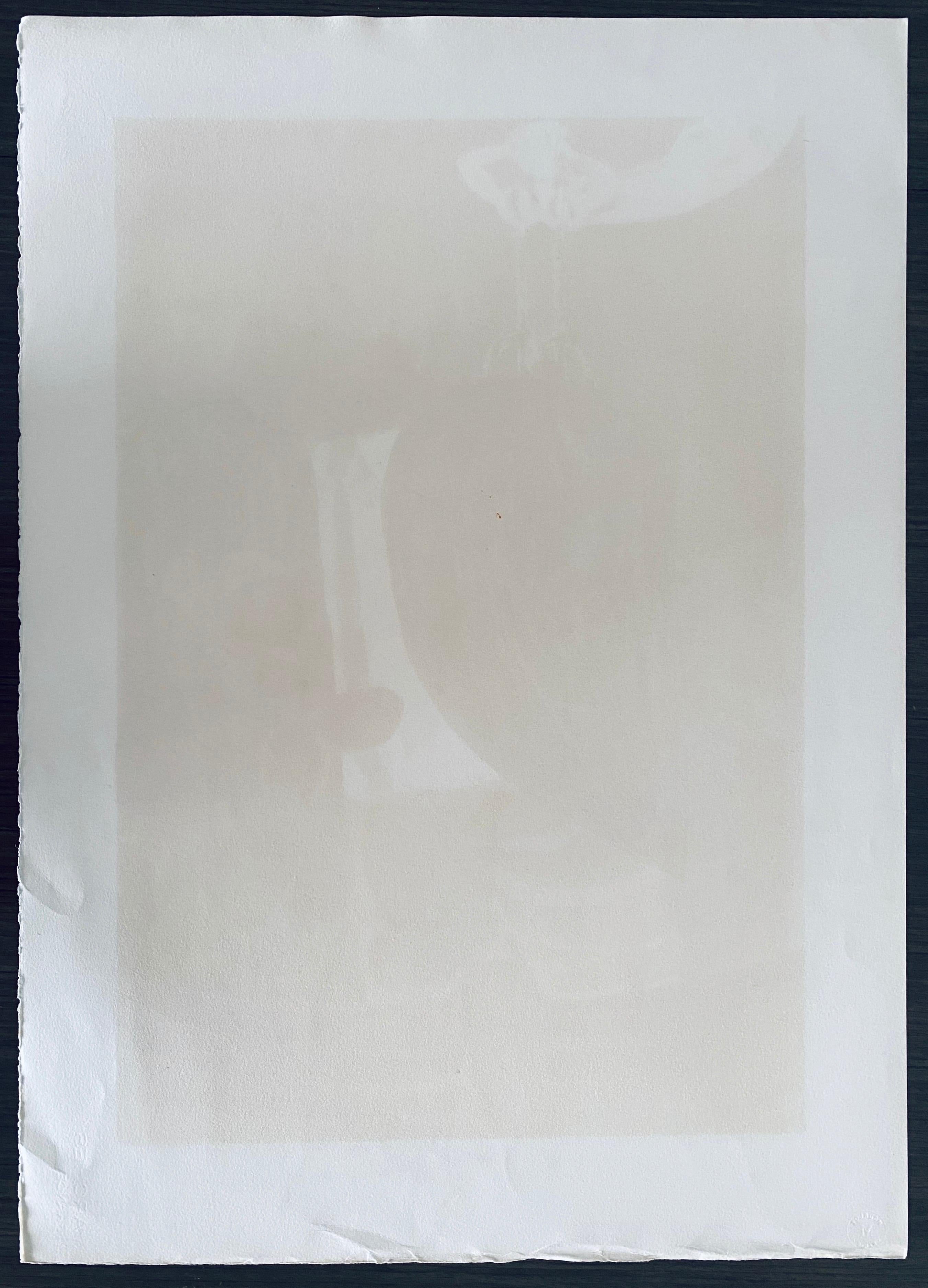 Israeli Surrealist Judaica Abstract Lithograph Naftali Bezem For Sale 8