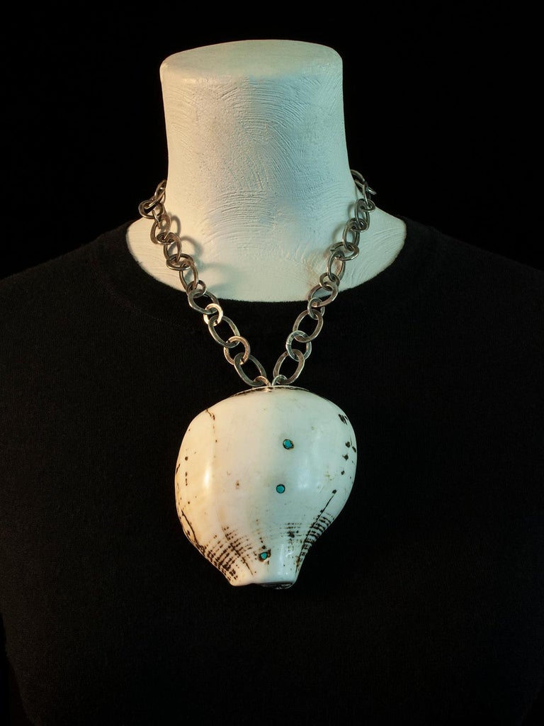 Naga Shell Necklace by Jewels, Santa Fe/Morocco For Sale at 1stDibs