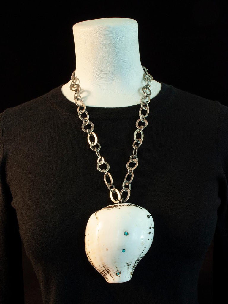 Naga Shell Necklace by Jewels, Santa Fe/Morocco For Sale at 1stDibs