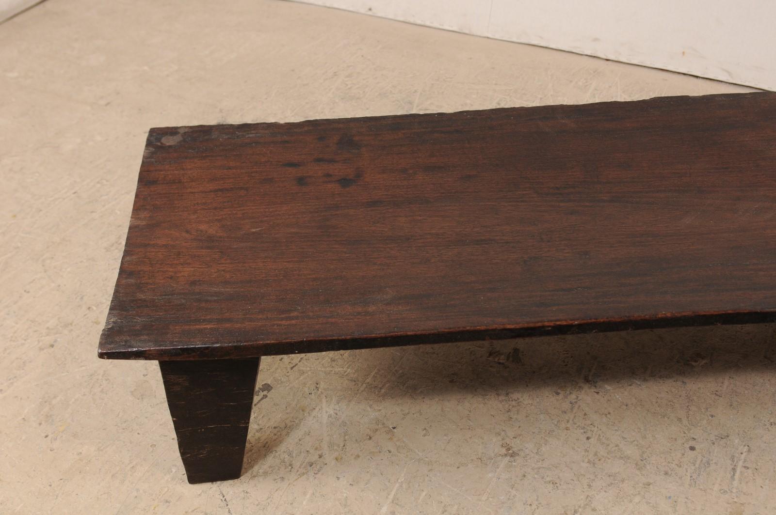 Naga Wood Coffee Table or Bench from the Early 20th Century 2