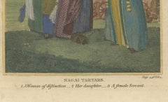 Nagai Tartars – Traditional Dress of Women of Distinction, c.1810 Engraving