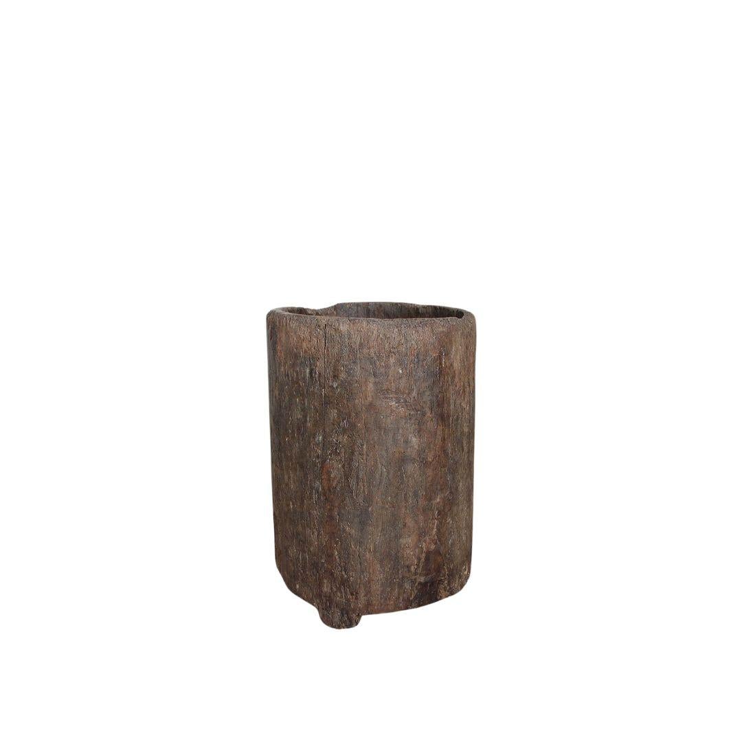 Indian Nagaland Wood Trunk Planter, India 1900s For Sale