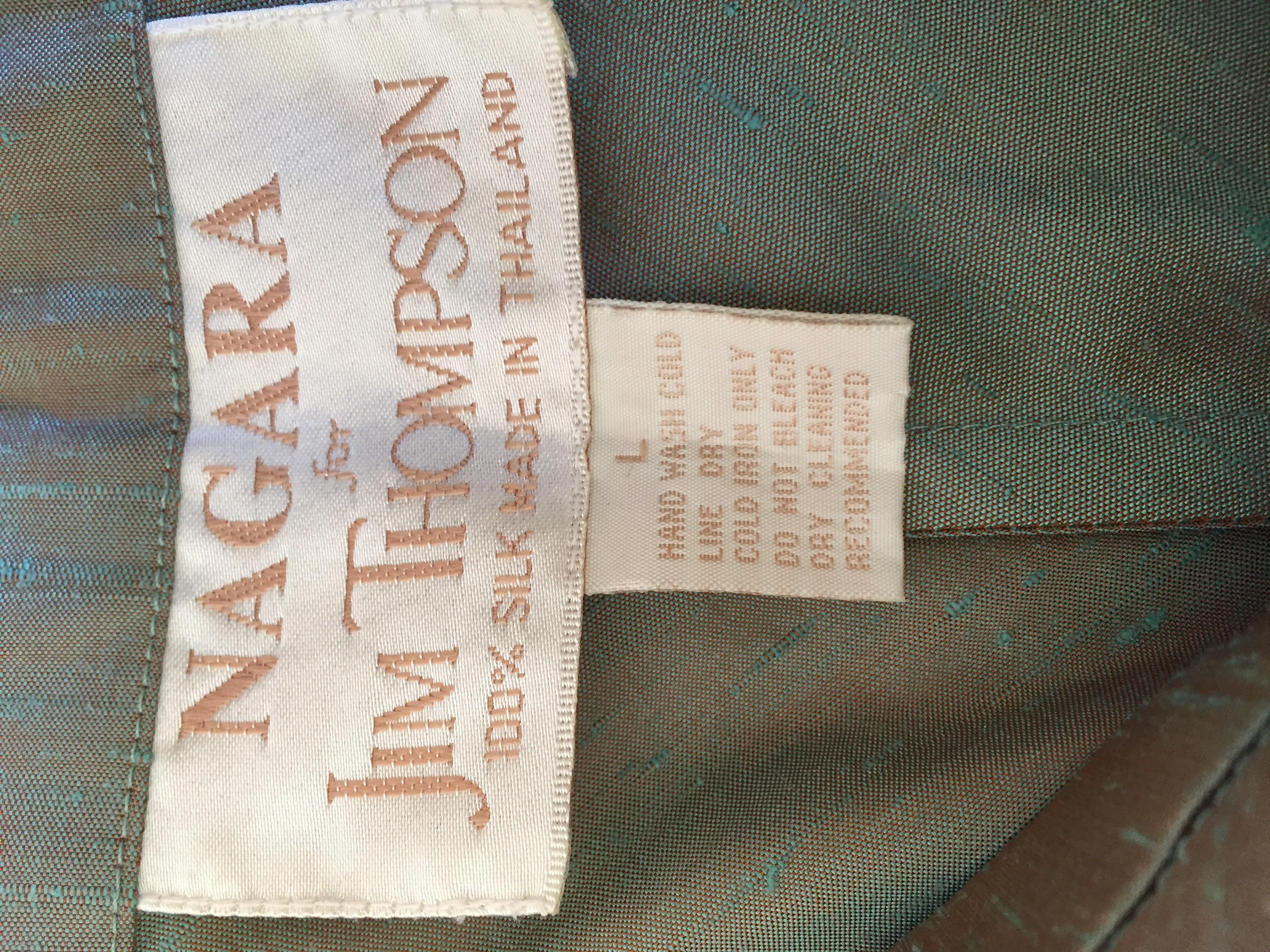 Nagara Couture for Jim Thompson 2 Pieces Silk Pants and Top 9
