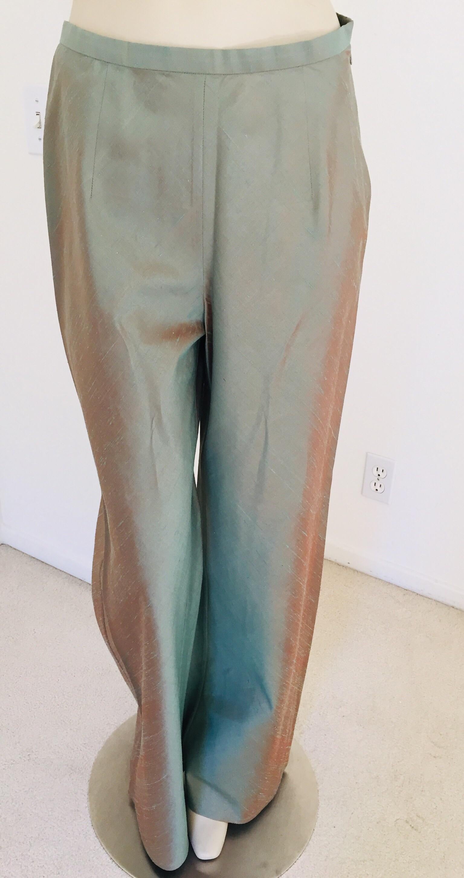 Thaïlandais Pantalon et haut en soie Nagara Couture pour Jim Thompson, 2 pièces en vente
