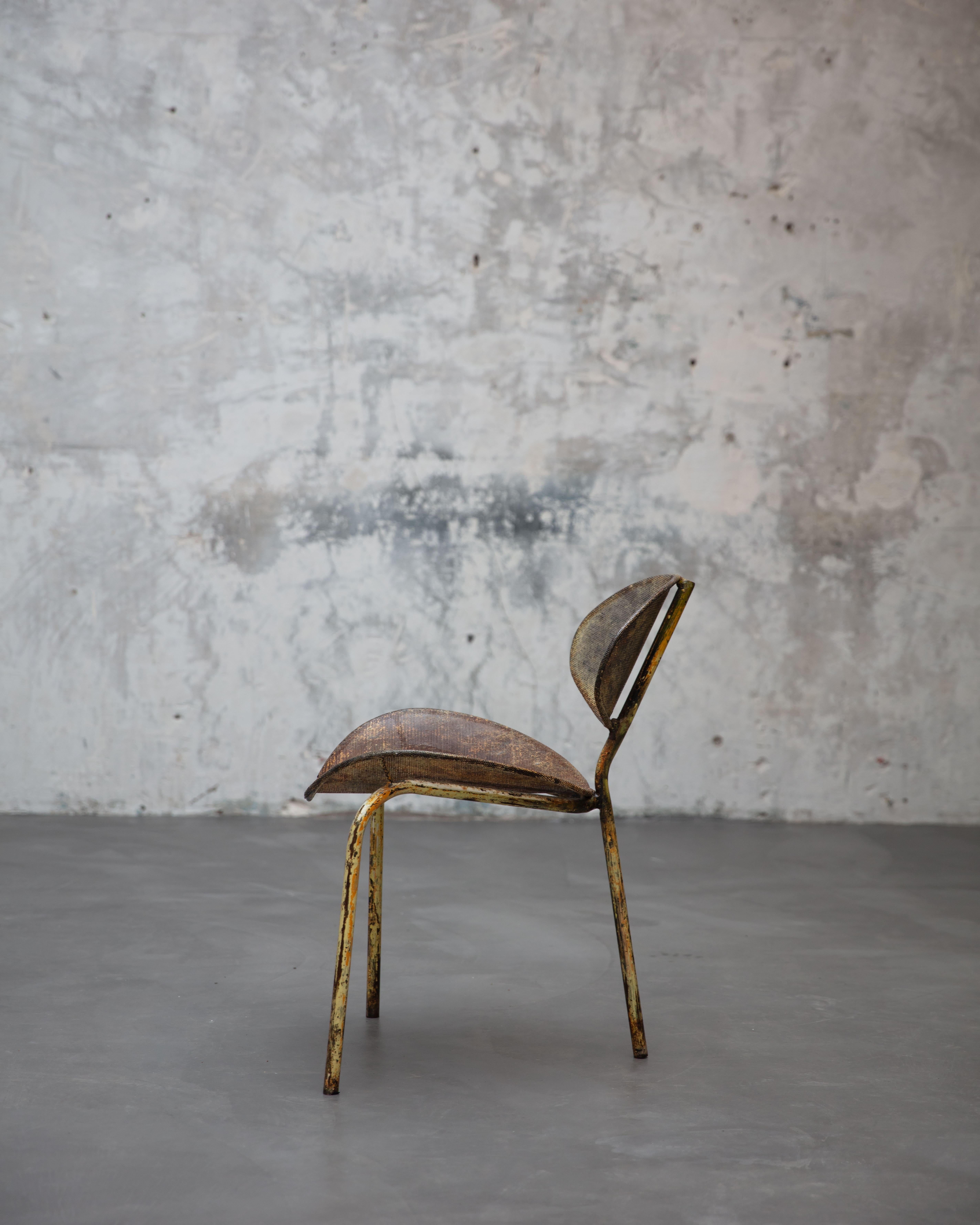 European Nagasaki chair by Mathieu Mategot For Sale