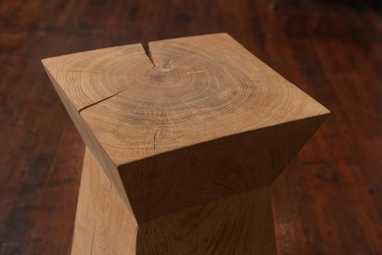 Oak Nagato Side Table by Christian Liaigre For Sale