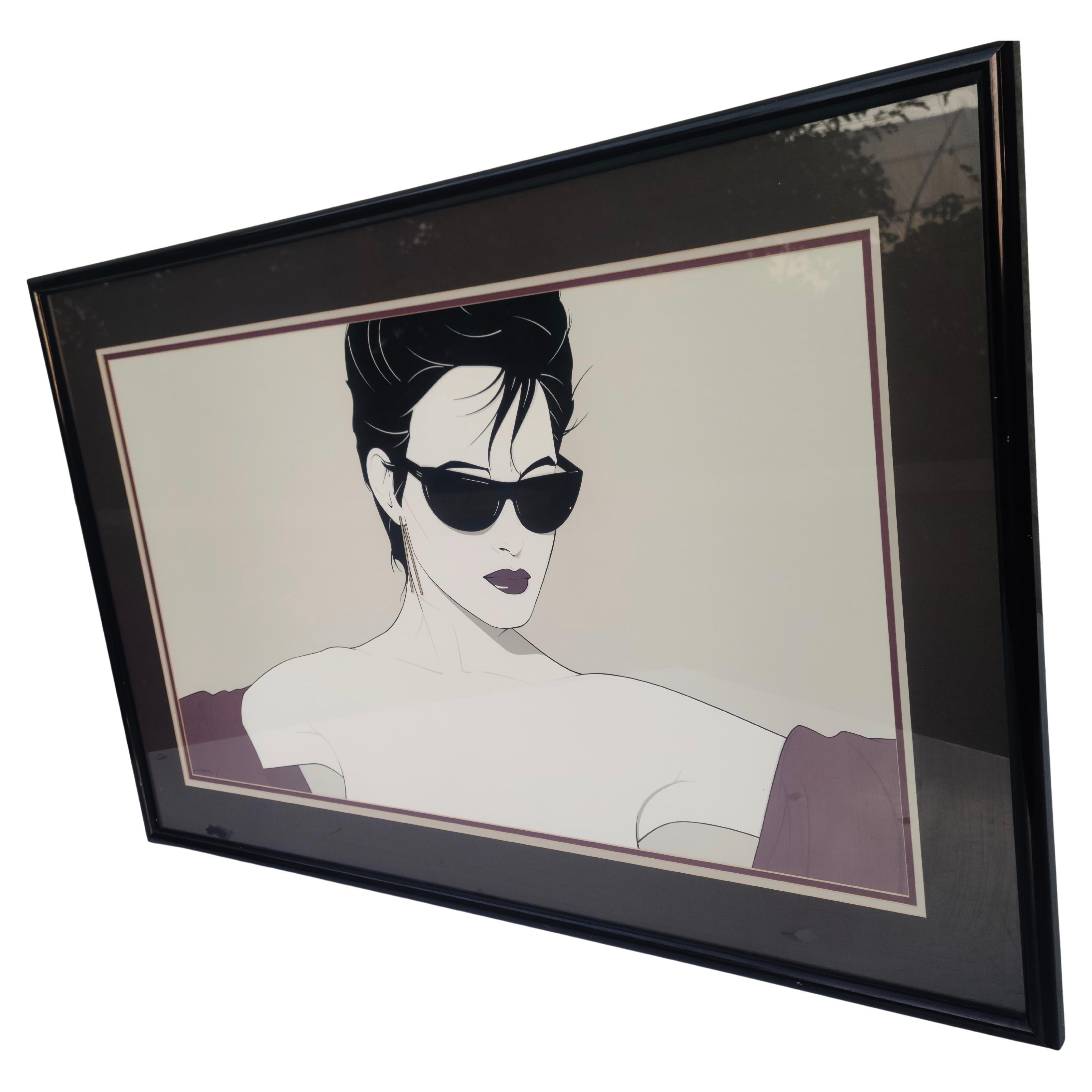 Nagel Sonnenbrille, Lithographie, gerahmter Druck (Papier) im Angebot