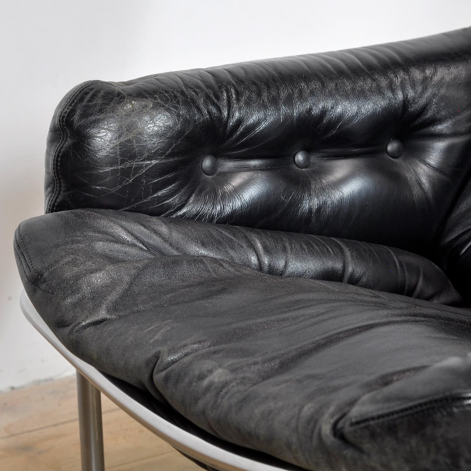 Nagoya SZ09 schwarzer Loungesessel von Martin Visser, 1960er Jahre im Angebot 3