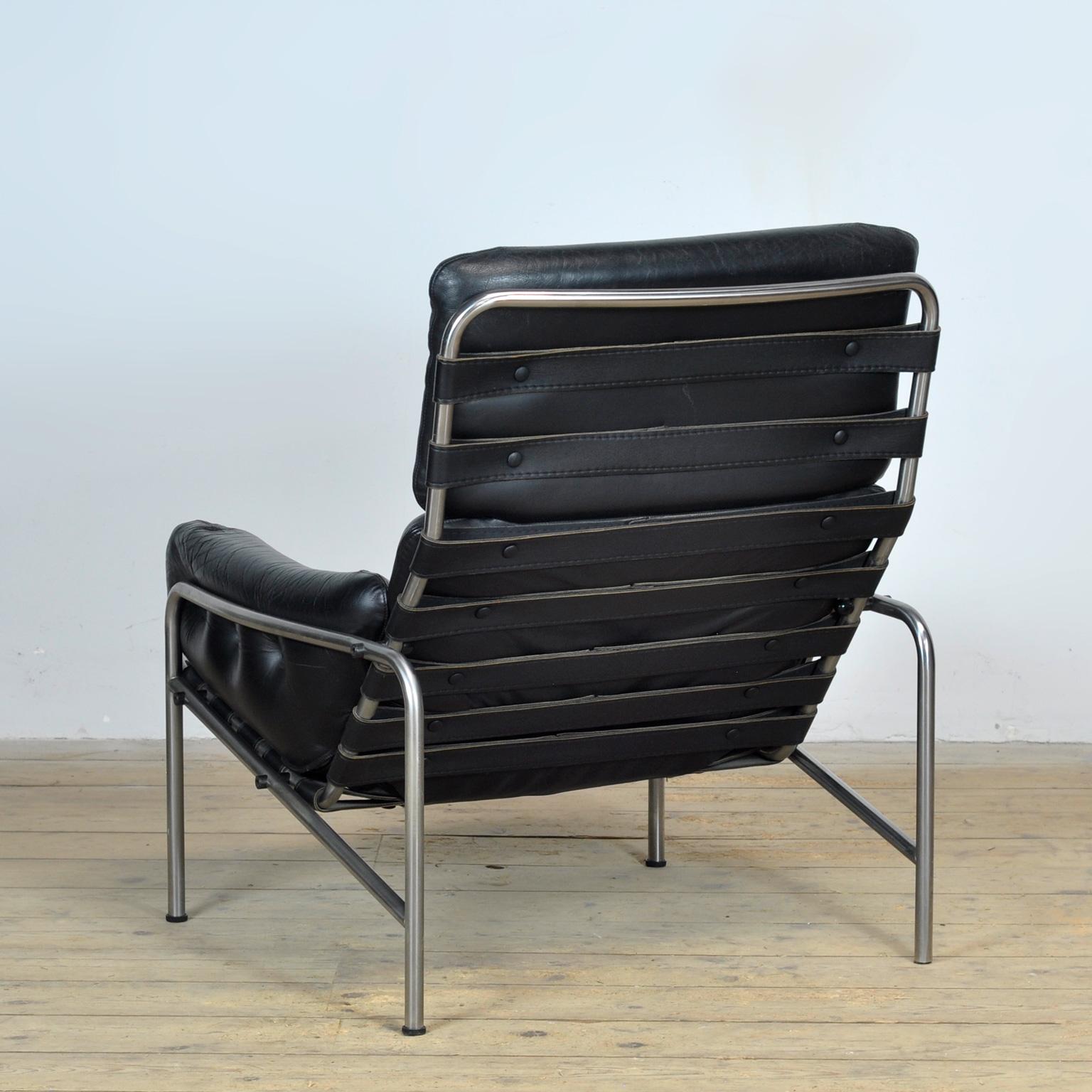 Nagoya SZ09 schwarzer Loungesessel von Martin Visser, 1960er Jahre (Mitte des 20. Jahrhunderts) im Angebot