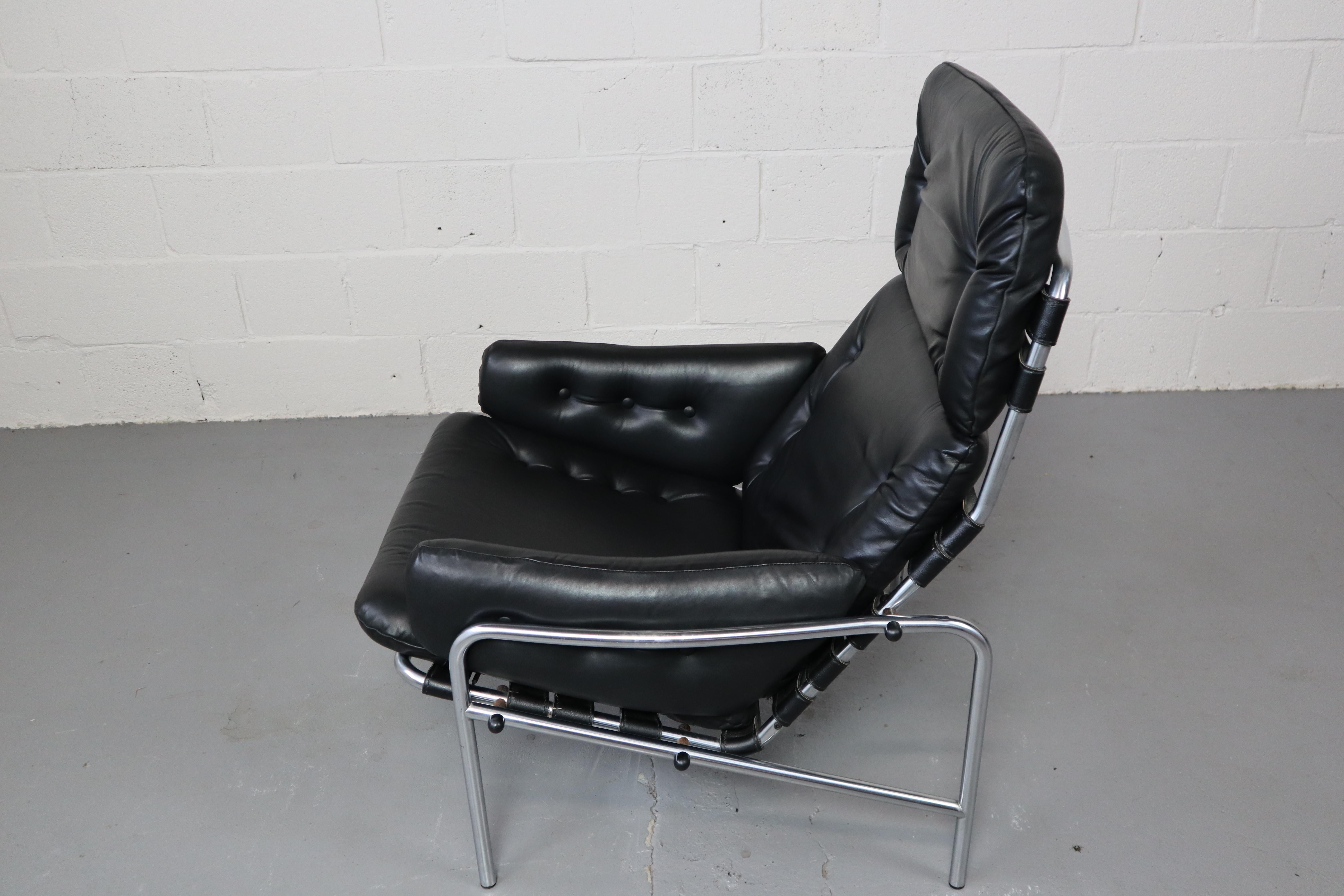 Nagoya SZ09 black lounge chair by Martin Visser for 't Spectrum Netherlands For Sale 3