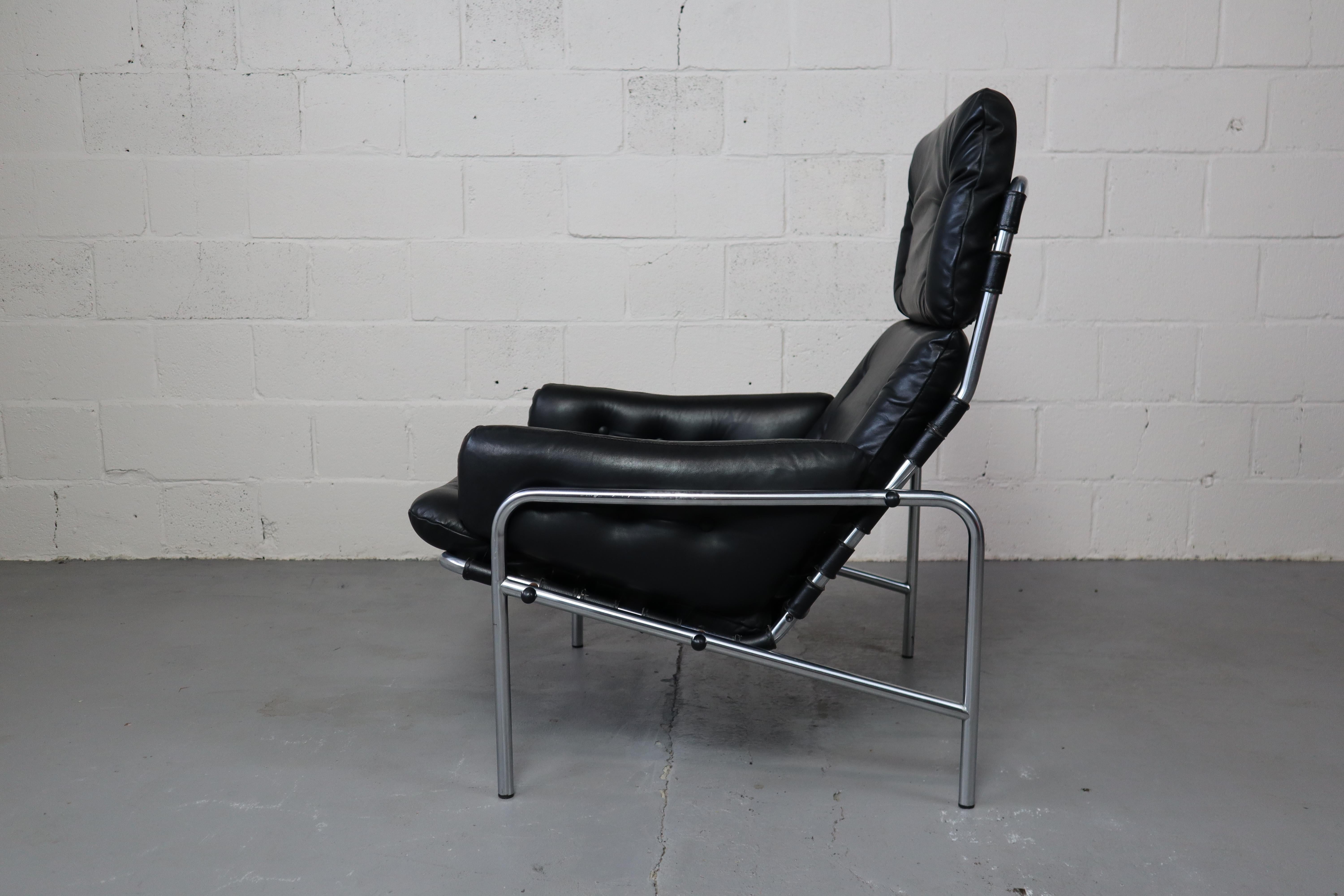 Nagoya SZ09 black lounge chair by Martin Visser for 't Spectrum Netherlands For Sale 4