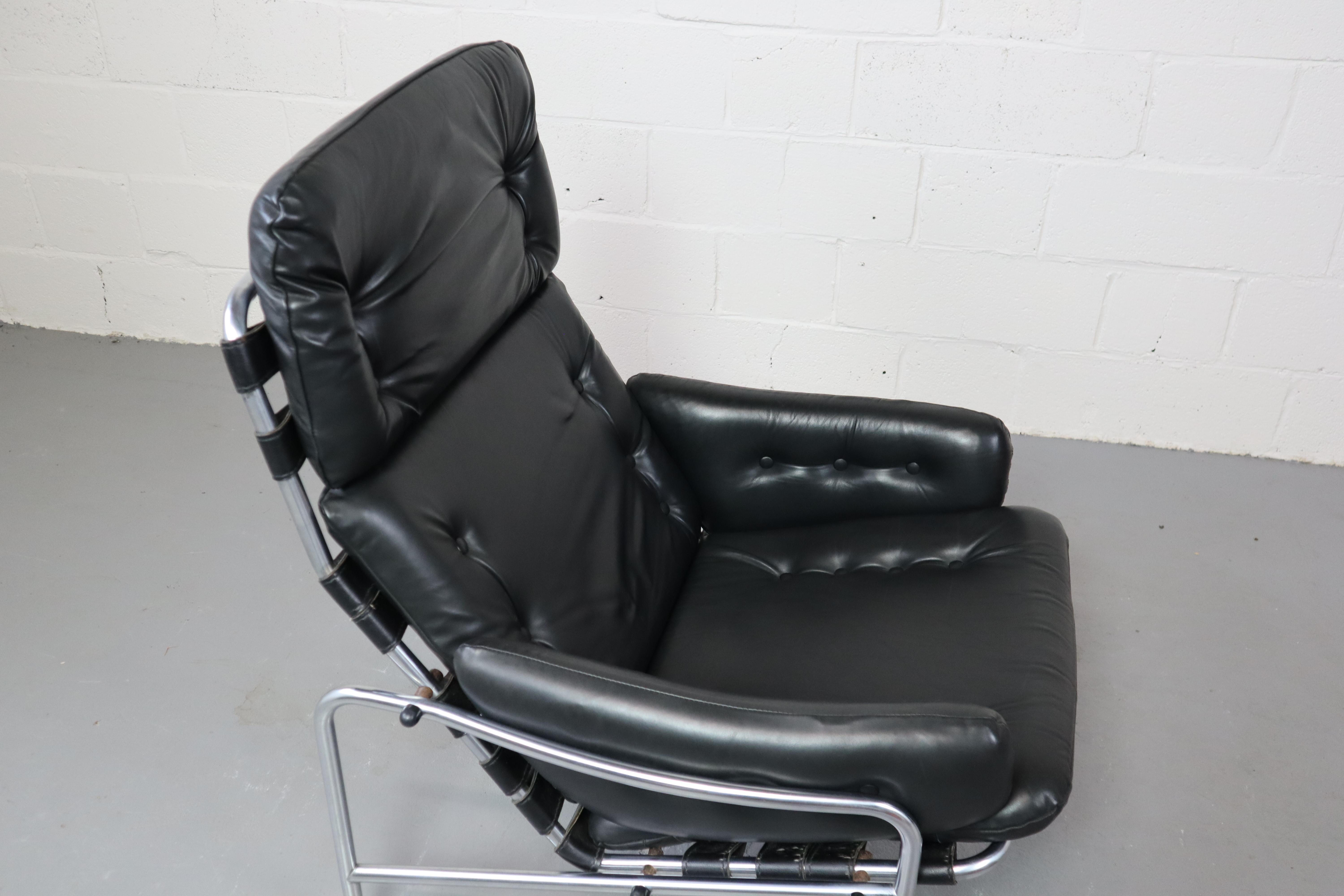 Nagoya SZ09 black lounge chair by Martin Visser for 't Spectrum Netherlands For Sale 7