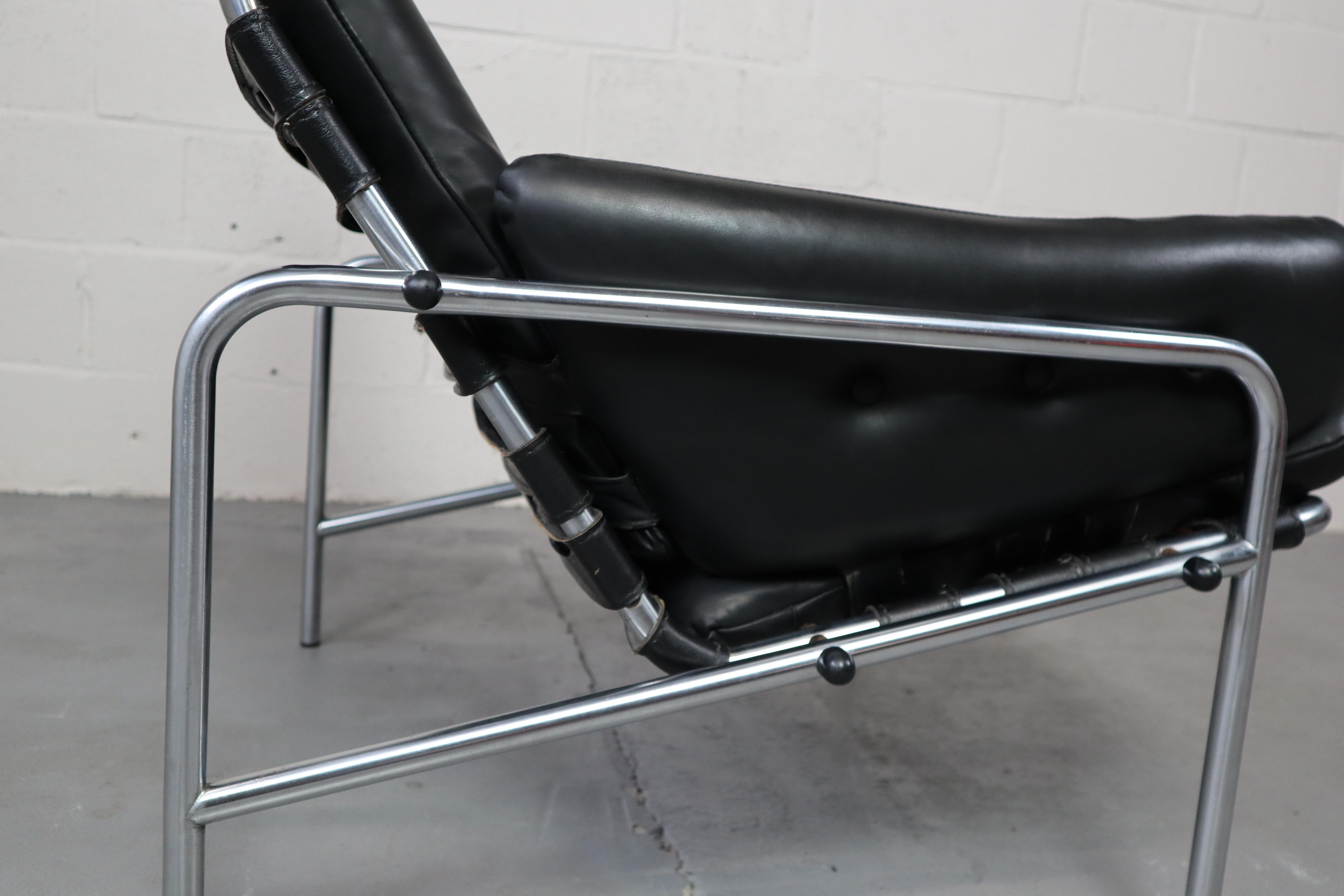 Nagoya SZ09 black lounge chair by Martin Visser for 't Spectrum Netherlands For Sale 8