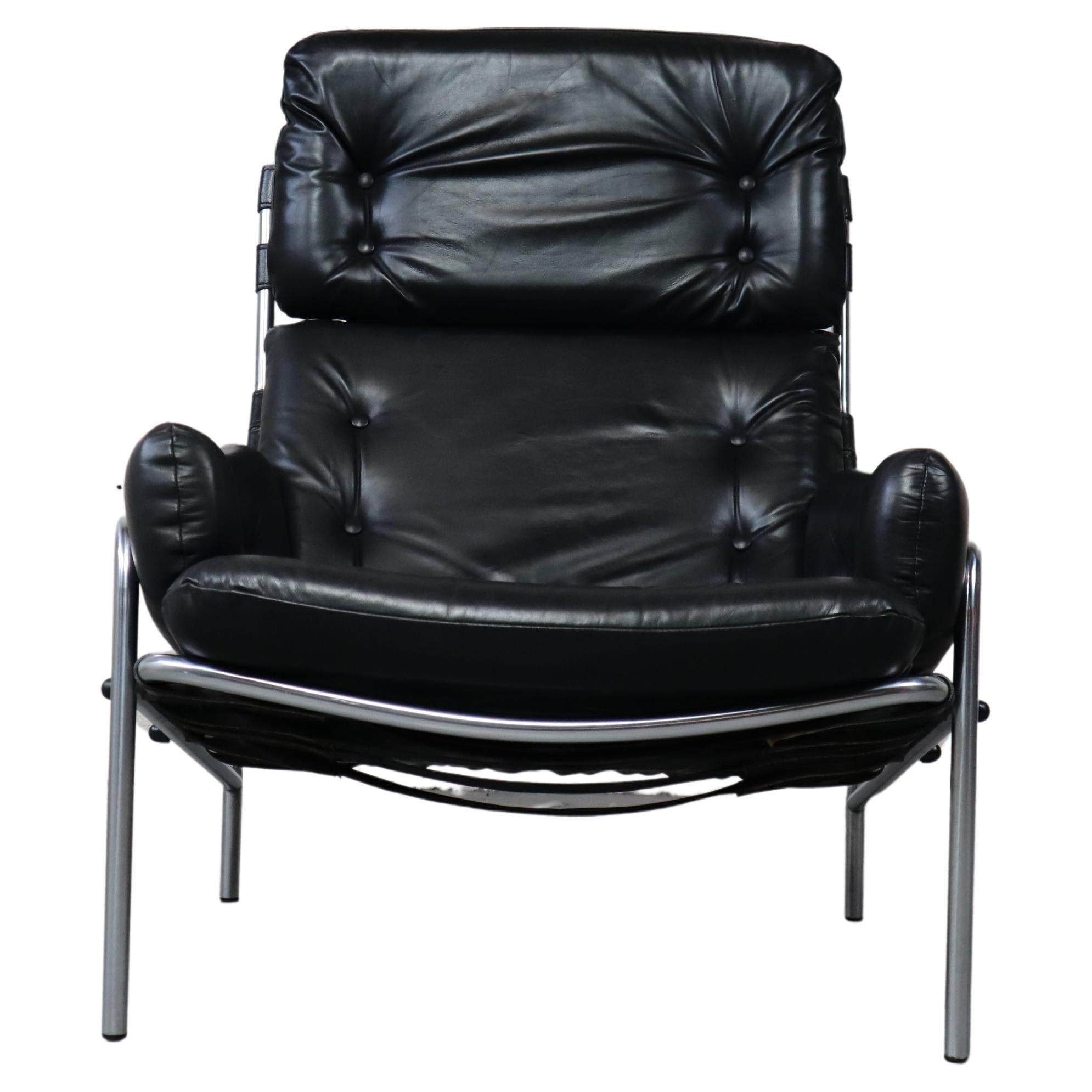 Nagoya SZ09 black lounge chair by Martin Visser for 't Spectrum Netherlands For Sale