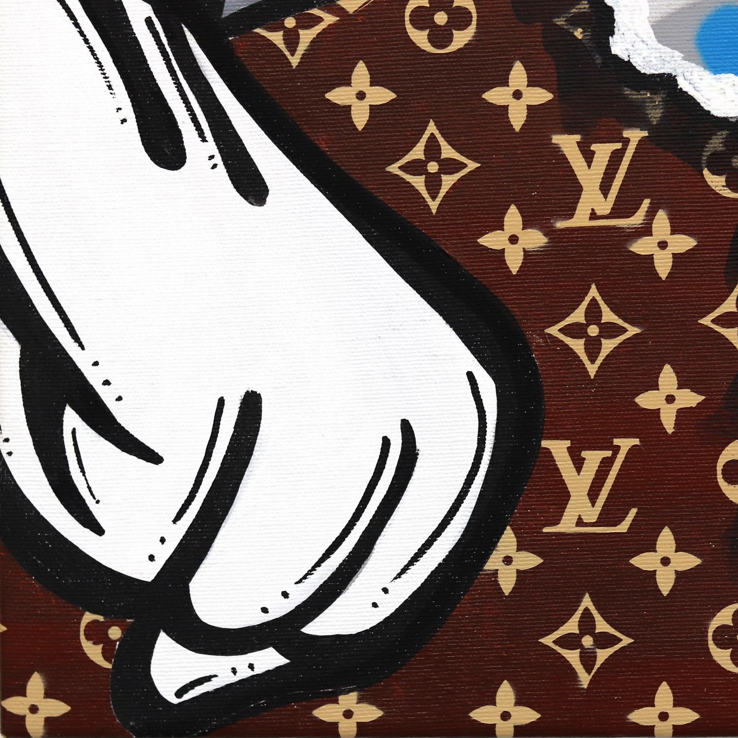 Bugs Bunny Loves Louis Vuitton - Original Pop Art Painting For Sale 2