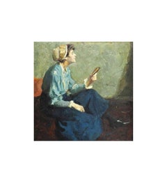 Young Woman Reading By Nagy Vilmos
