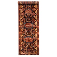 Vintage Nahavand Gallery Runner, circa 1940