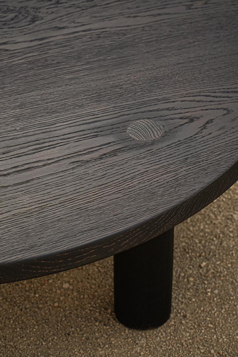 Nahele Burnt Oak Table by La Lune For Sale 1