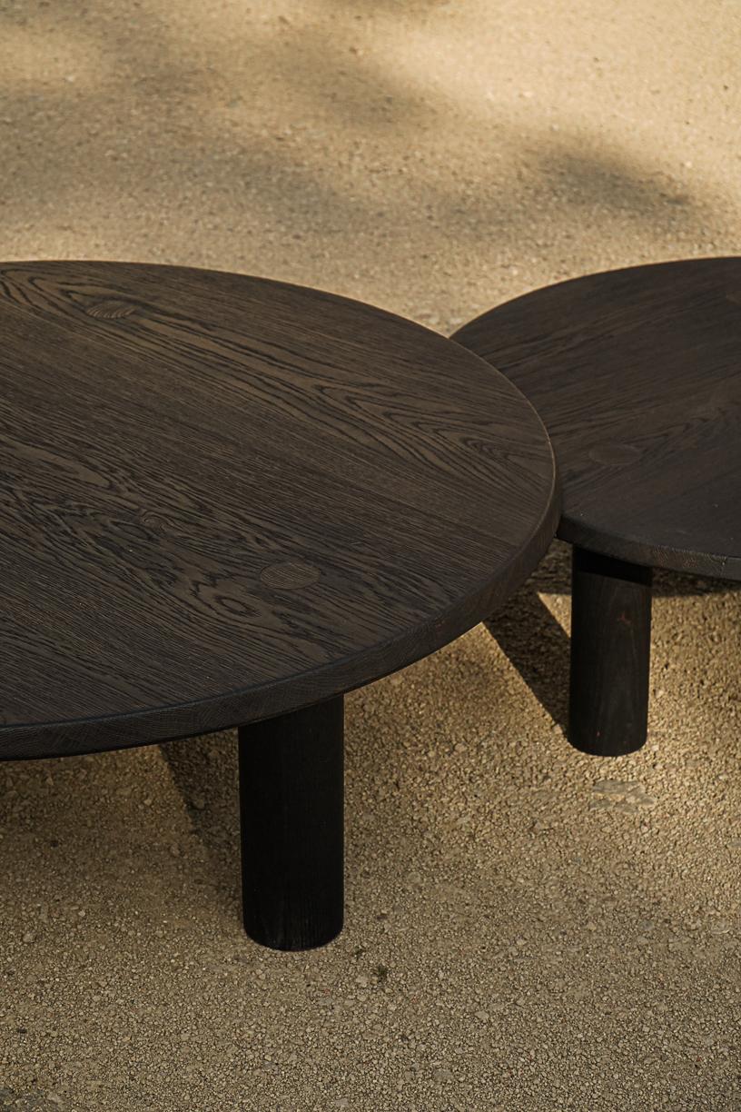 Nahele Small Burnt Oak Table by La Lune For Sale 7