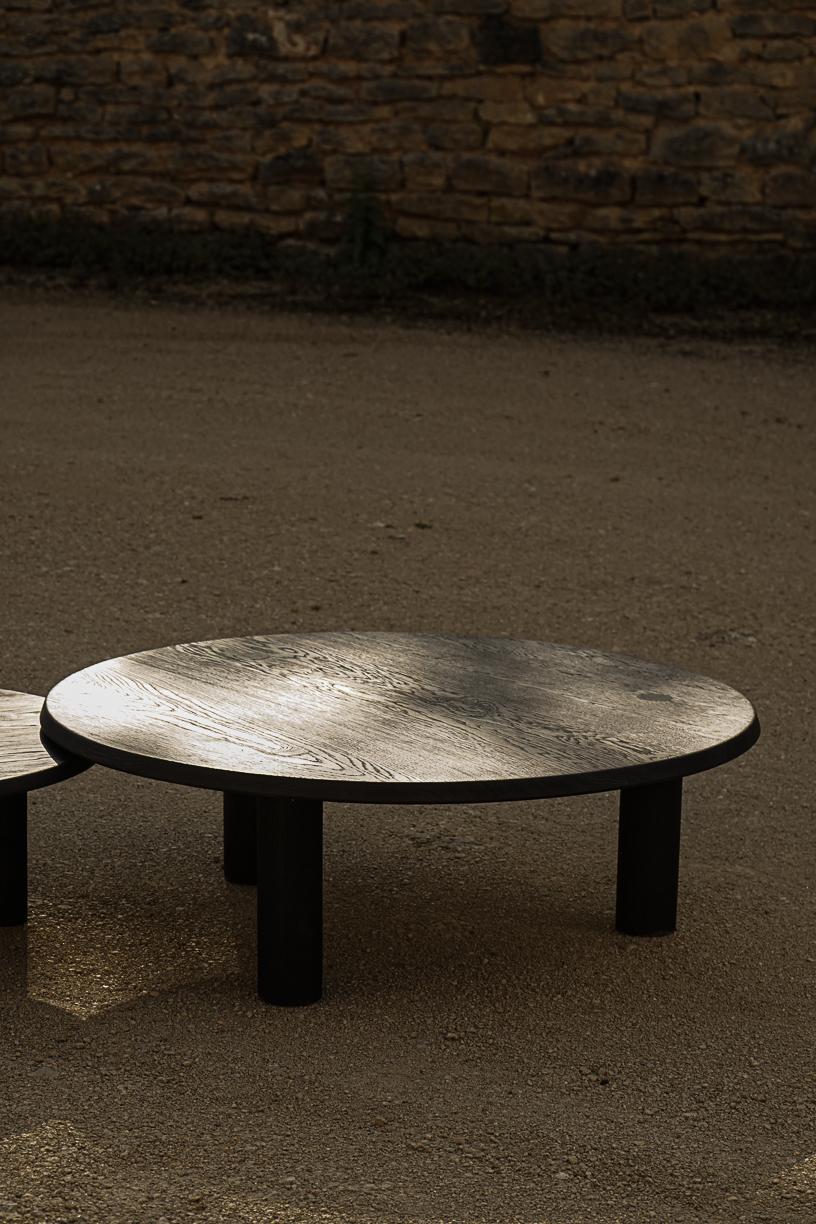 Nahele Small Burnt Oak Table by La Lune For Sale 8