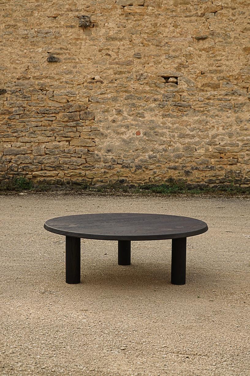 Nahele Small Burnt Oak Table by La Lune For Sale 12
