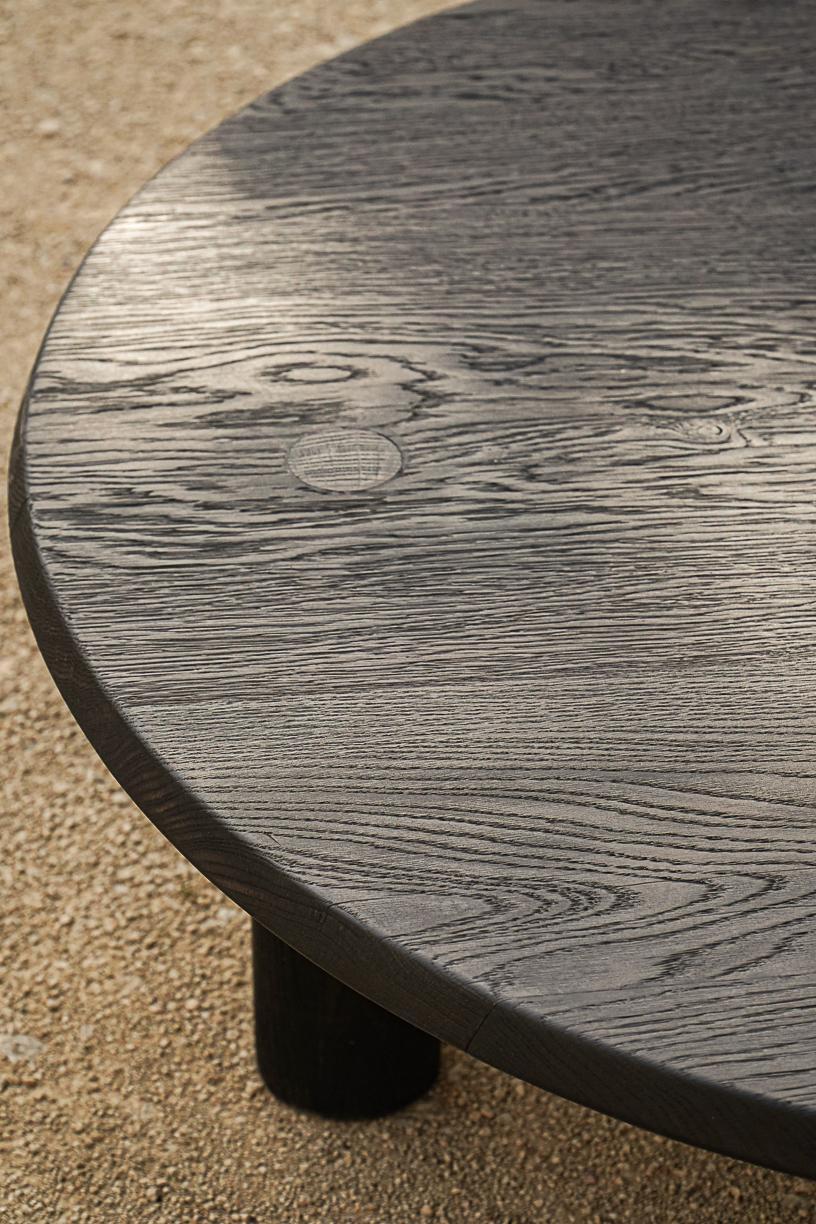 Nahele Small Burnt Oak Table by La Lune For Sale 2