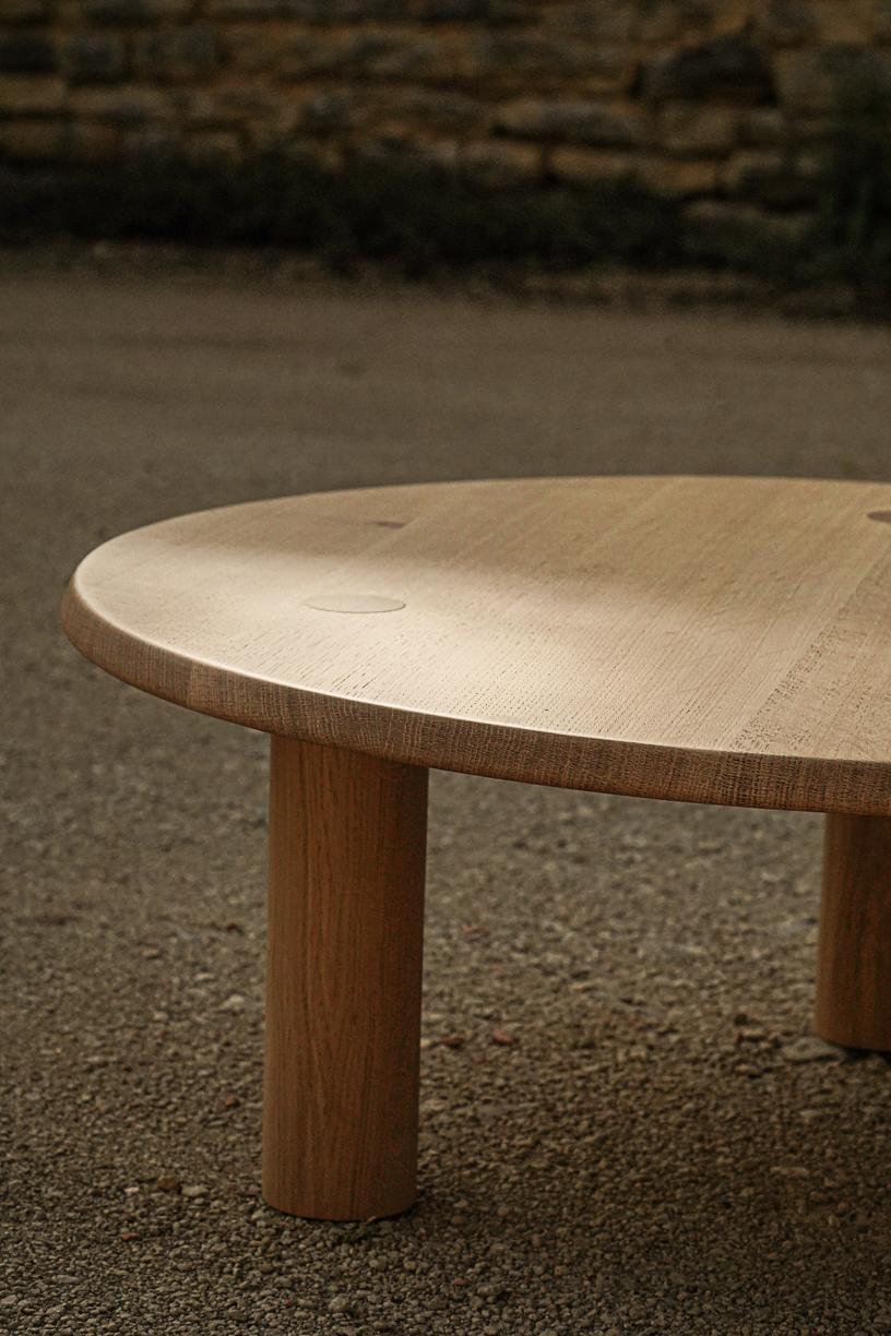 Nahele Varnished Oak Table by La Lune For Sale 12