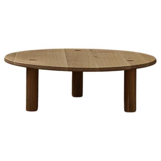 Nahele Varnished Oak Table by La Lune For Sale