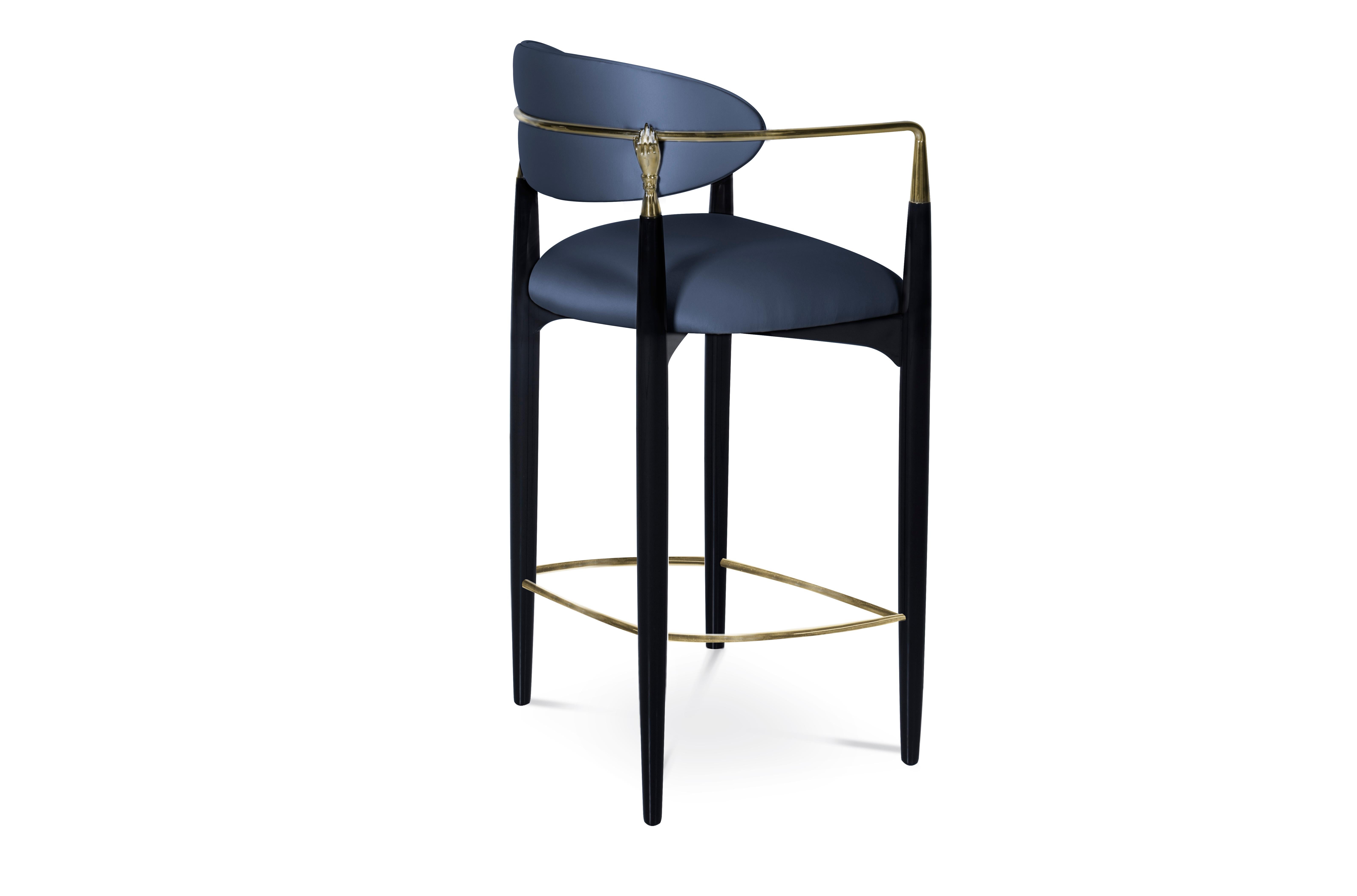 Portuguese Nahéma Counter Stool For Sale