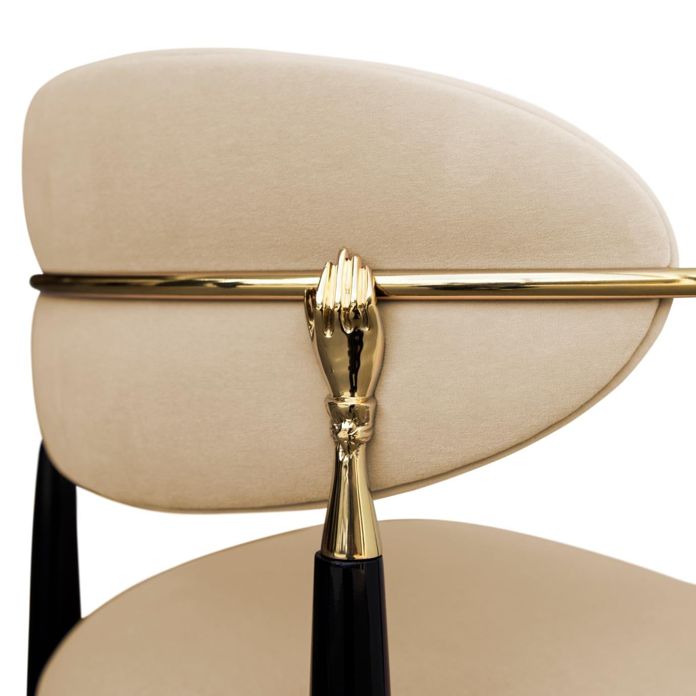 Nahéma Luxury Chair (Messing) im Angebot