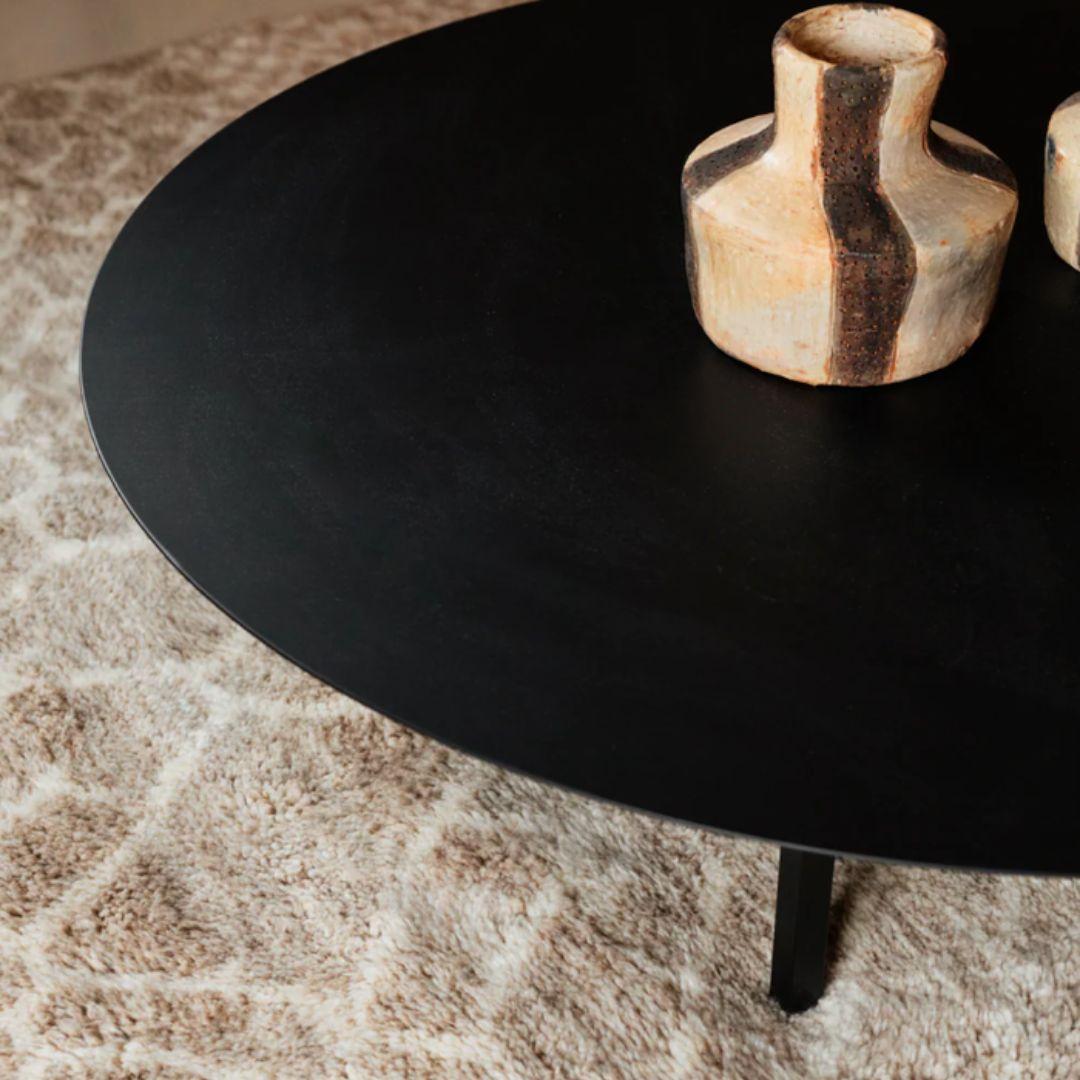 Tessuto Tappeto in lana berbera personalizzato NAHL Moderno tessuto a mano Grande Minimalista Contemporaneo in vendita