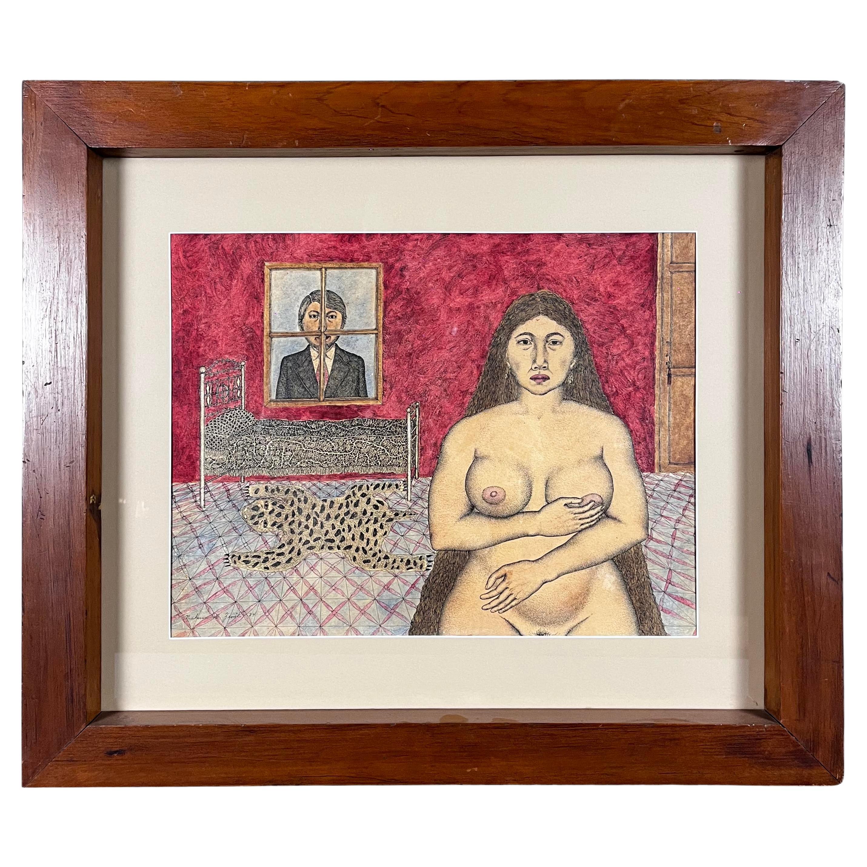 Nahum B. Zenil Técnica mixta sobre cartón Pintura