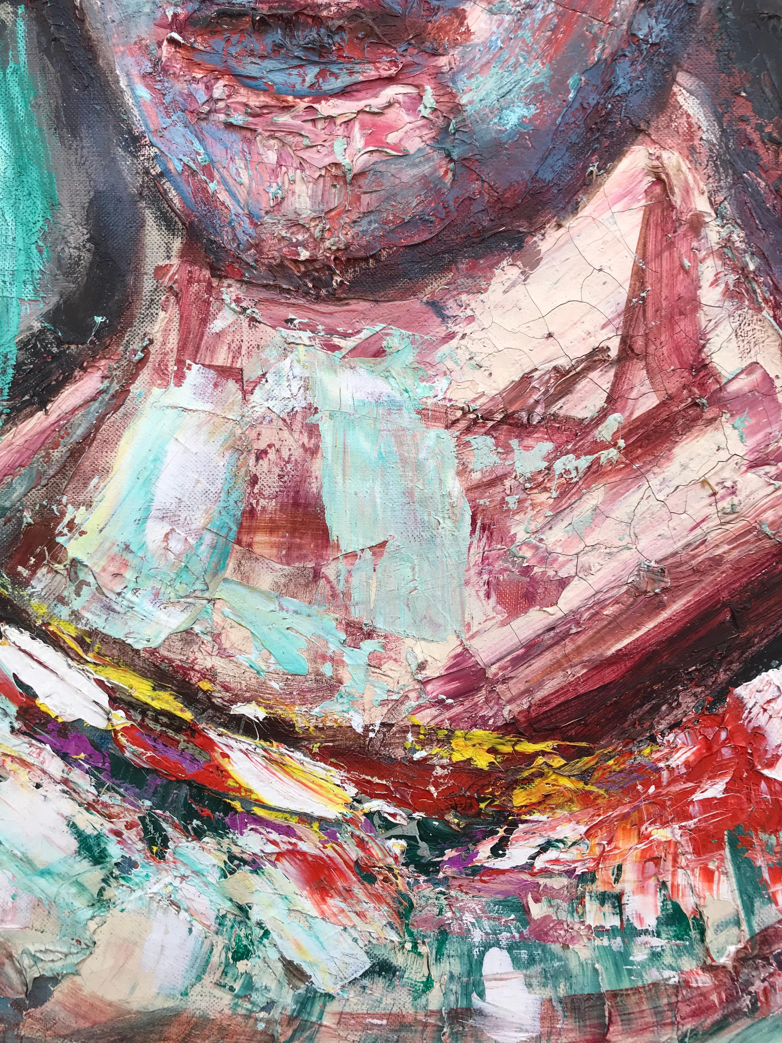 “Impasto Woman” For Sale 1