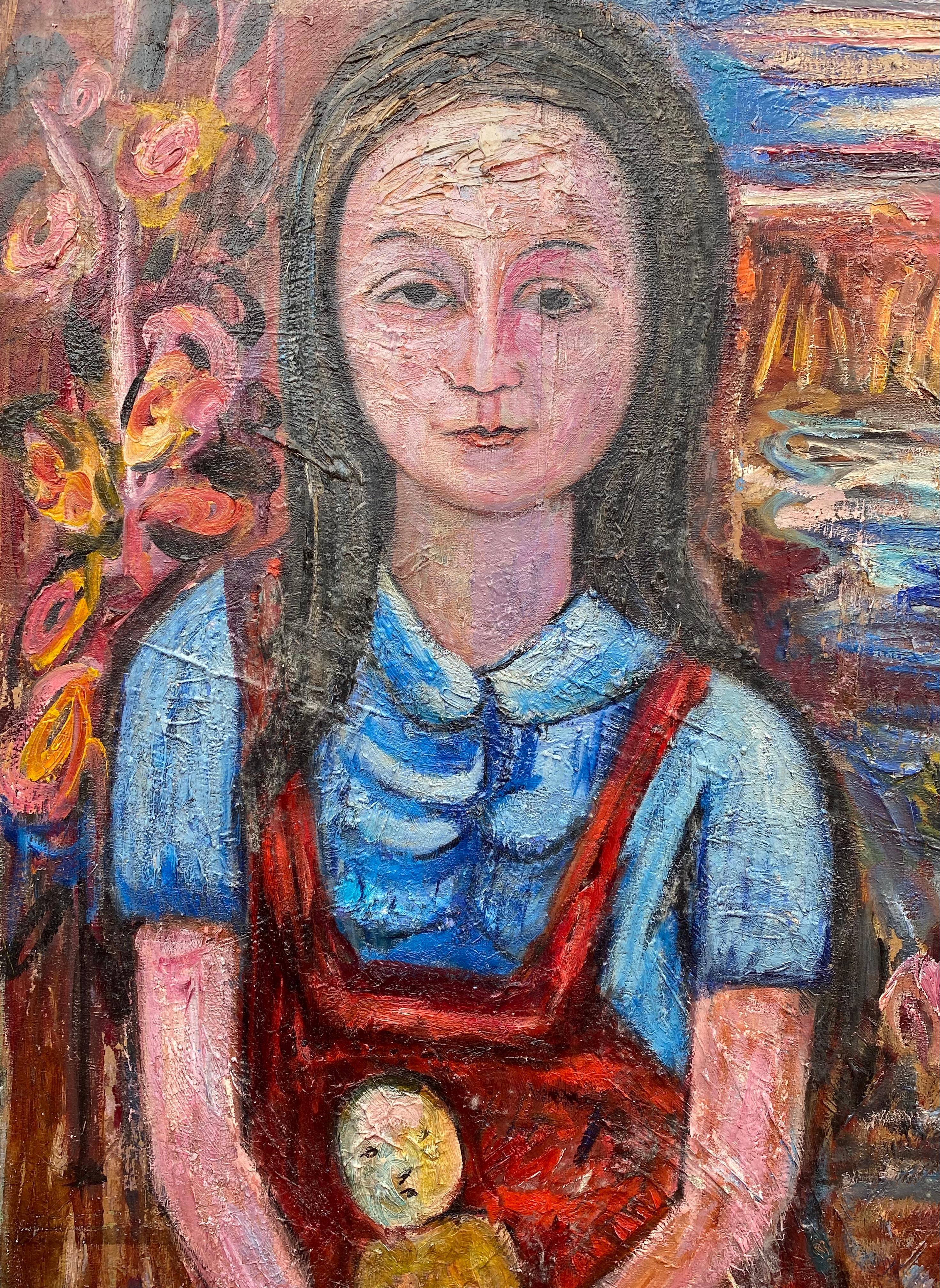 “Portrait of Sasha” - Painting by Nahum Tschacbasov