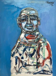 Pintura al óleo abstracta ruso-estadounidense Nahum Tschacbasov Artista de la WPA Grupo de diez