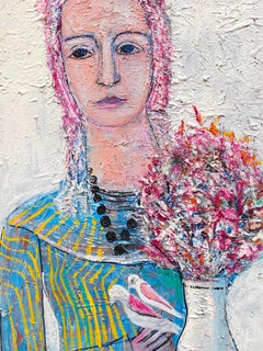 “Woman with Birds”