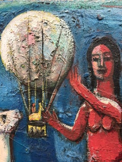 "Woman with Hot Air Balloon"