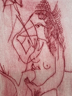 “Mermaid with Bird”