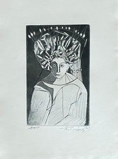 “Figure with Large Brain”
