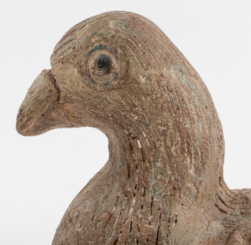 Rustic Nahum Tschacbasov Ceramic Duck Sculpture For Sale