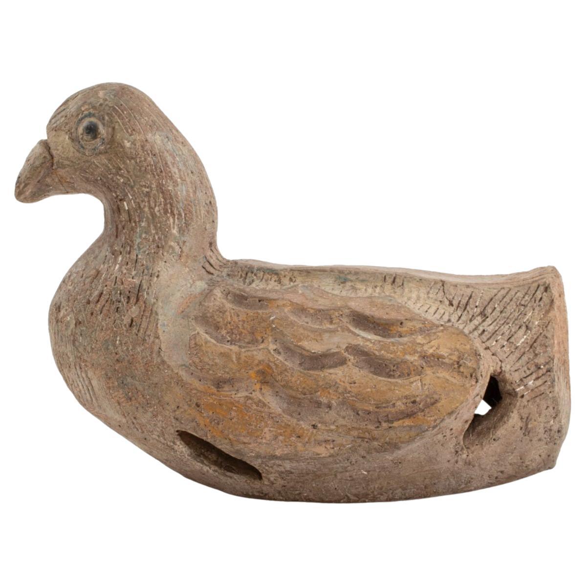 Nahum Tschacbasov Ceramic Duck Sculpture For Sale