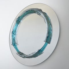 Espejo Redondo de Cristal Naias