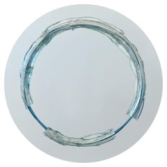Specchio di cristallo rotondo Naias