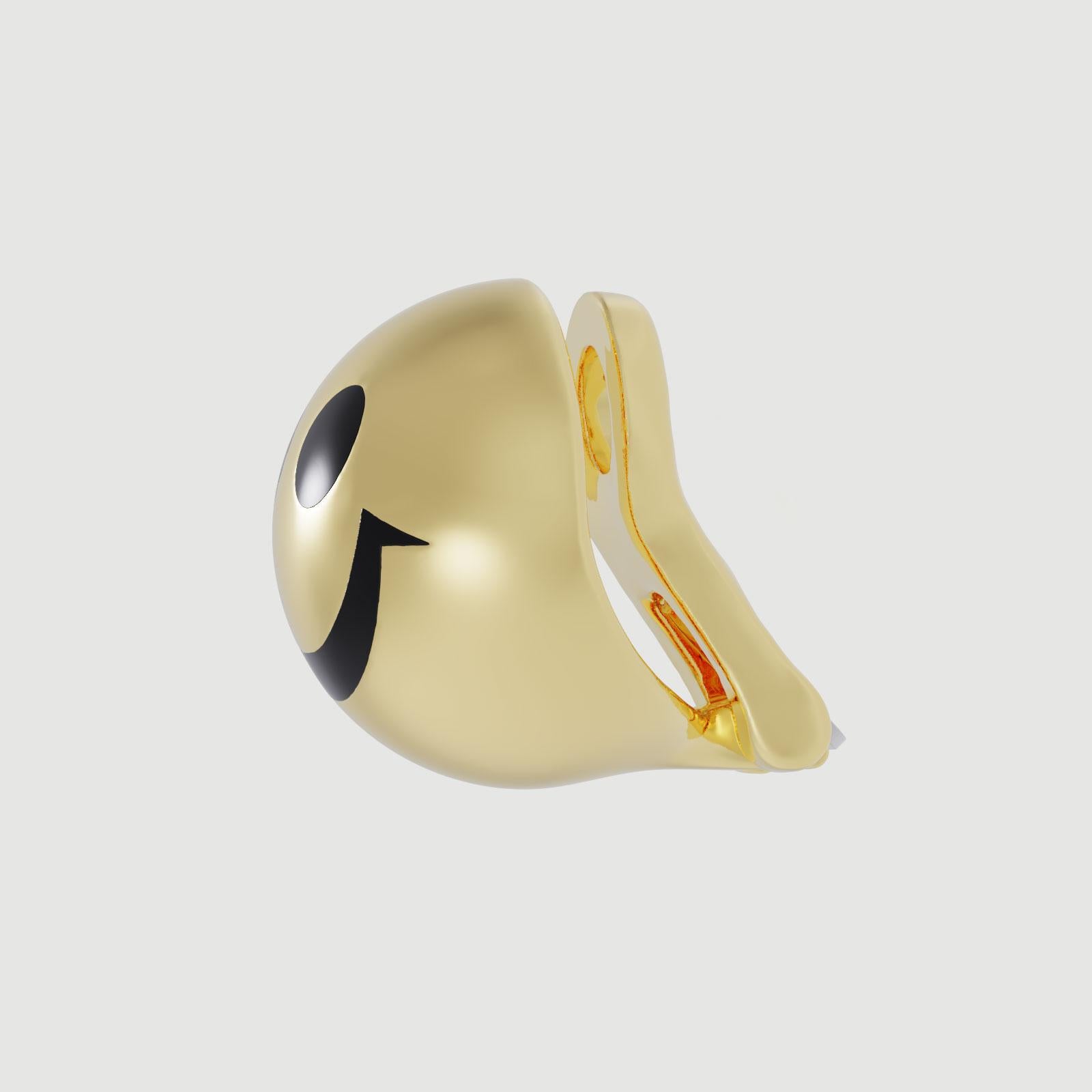 Fantastico!

Mi sento in vena di rave-tastic, il mio umore è elettrizzato e pronto a scatenarsi.

Argento, vermeil d'oro e smalto
A clip
Venduto come singolo
Dimensioni: 15 mm
Realizzato a mano a Istanbul
