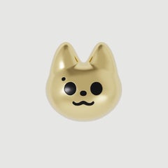 Orecchino Naimah Bugcat in vermeil oro