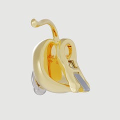 Naimah Cherry Earring Gold Vermeil