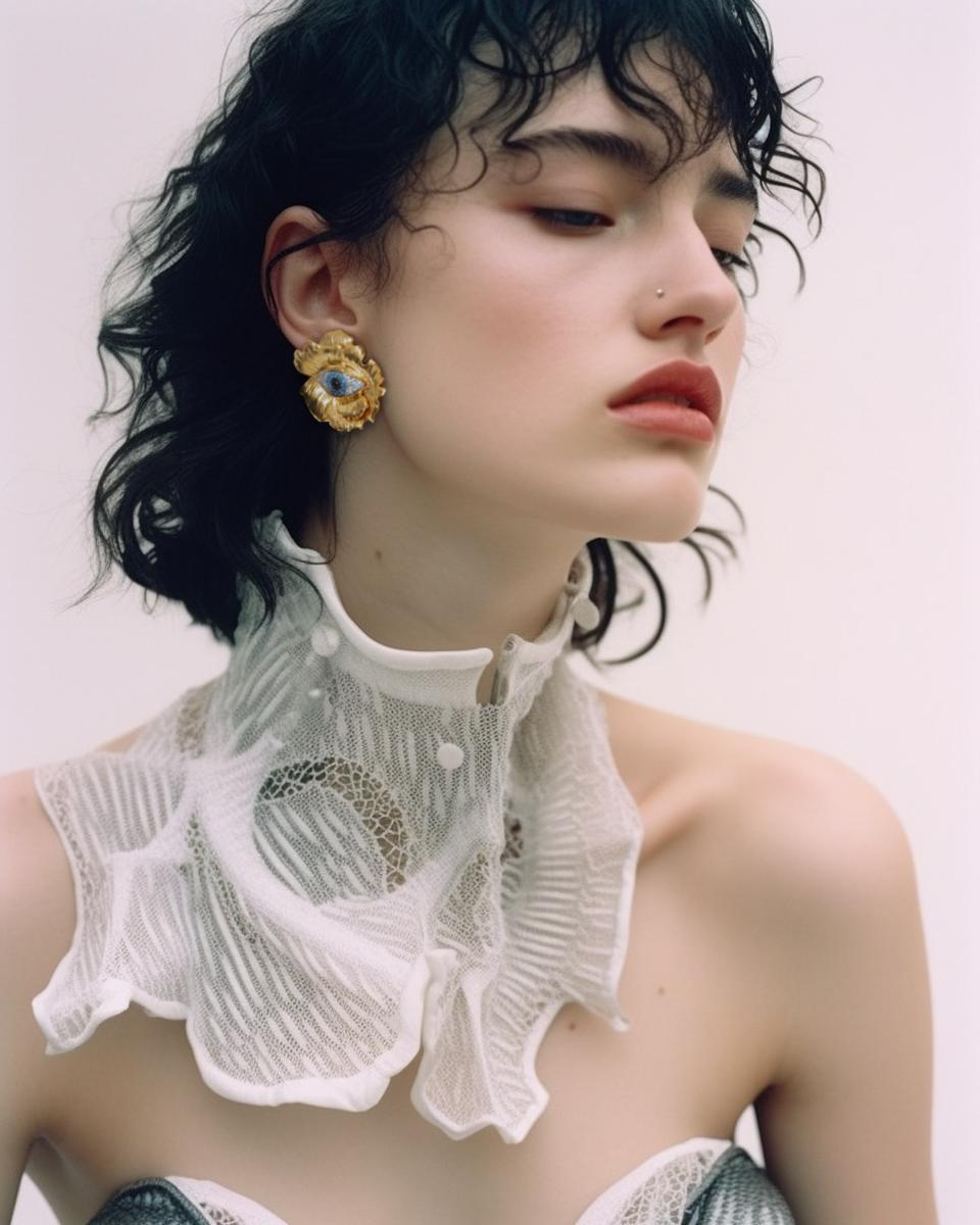 Orecchini Naimah con fiore del malocchio In condizioni Nuovo in vendita a Istanbul, 34