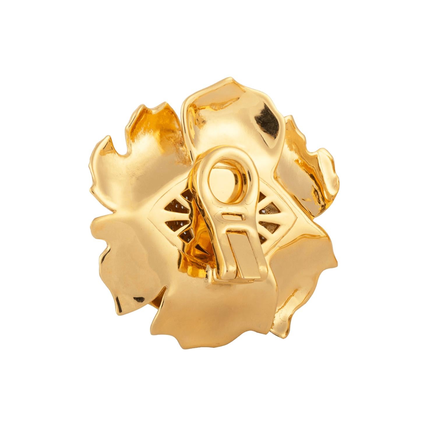 Orecchini Naimah con fiore del malocchio in vendita 3