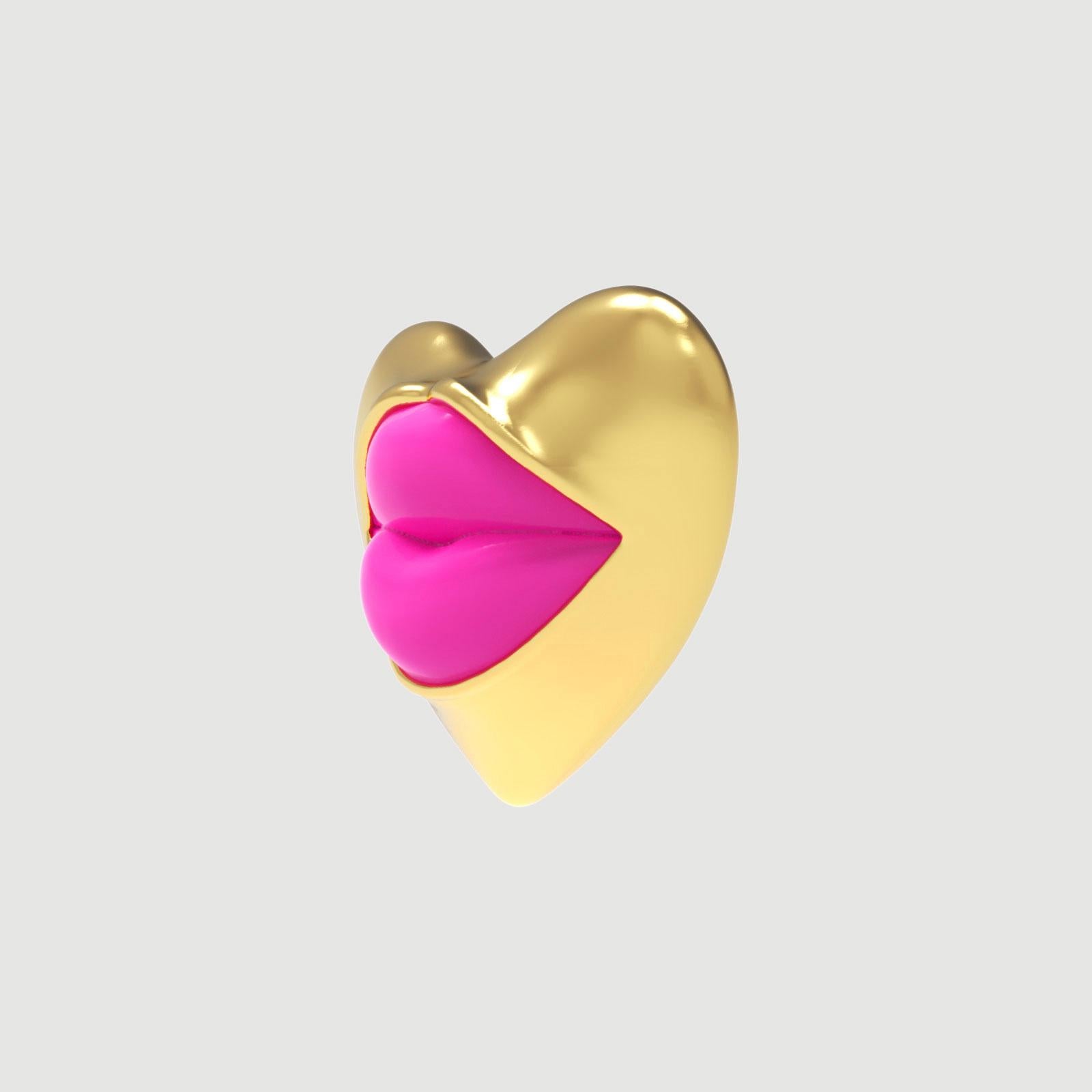 Sold as single. Pair and stack them.

Introducing our exquisite ❤️ Heart-Shaped Gold Vermeil Clip-On Earring, a stunning fusion of elegance and artistry. This extraordinary jewelry design is a must-have accessory for fashion-forward individuals